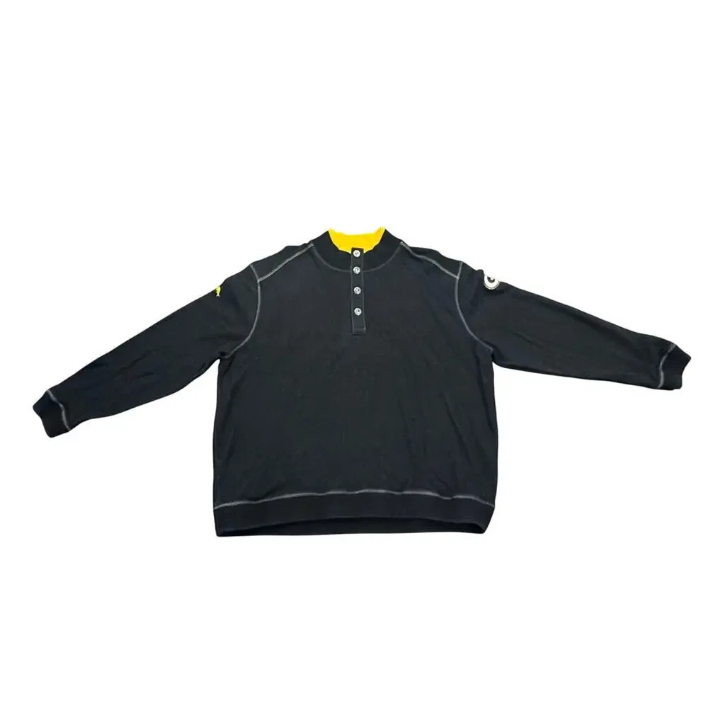 TOMMY BAHAMA NFL Green Bay Packers Knit‎ Sweater Embroidered Logo Men's XXL